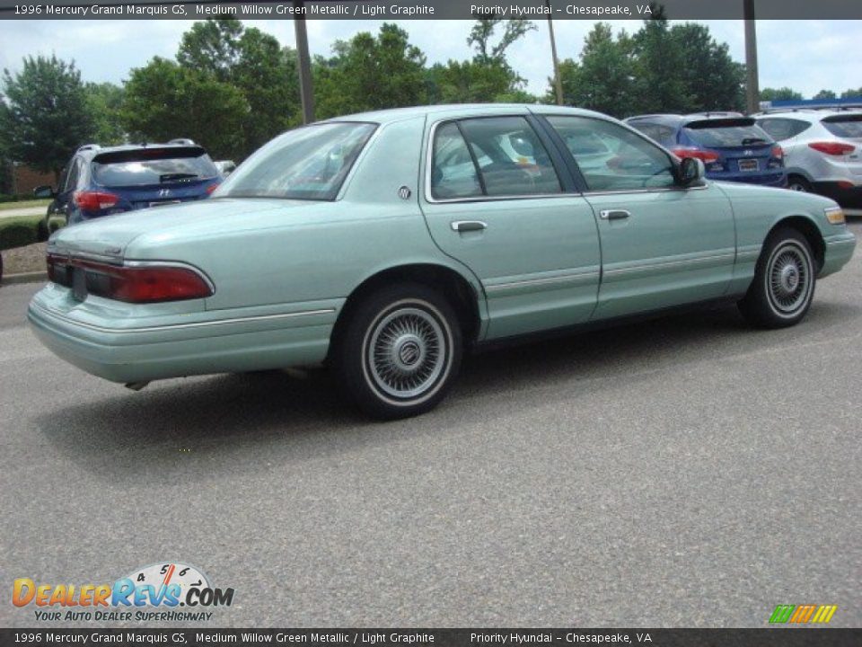 Medium Willow Green Metallic 1996 Mercury Grand Marquis GS Photo #4