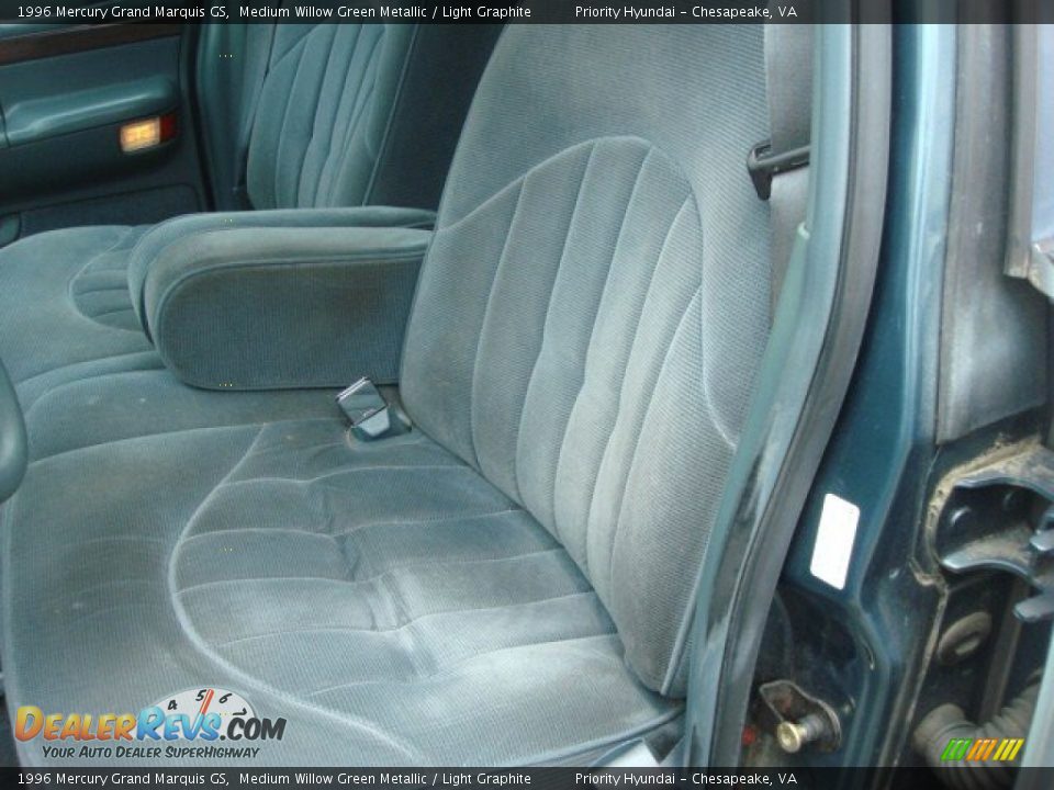 1996 Mercury Grand Marquis GS Medium Willow Green Metallic / Light Graphite Photo #8