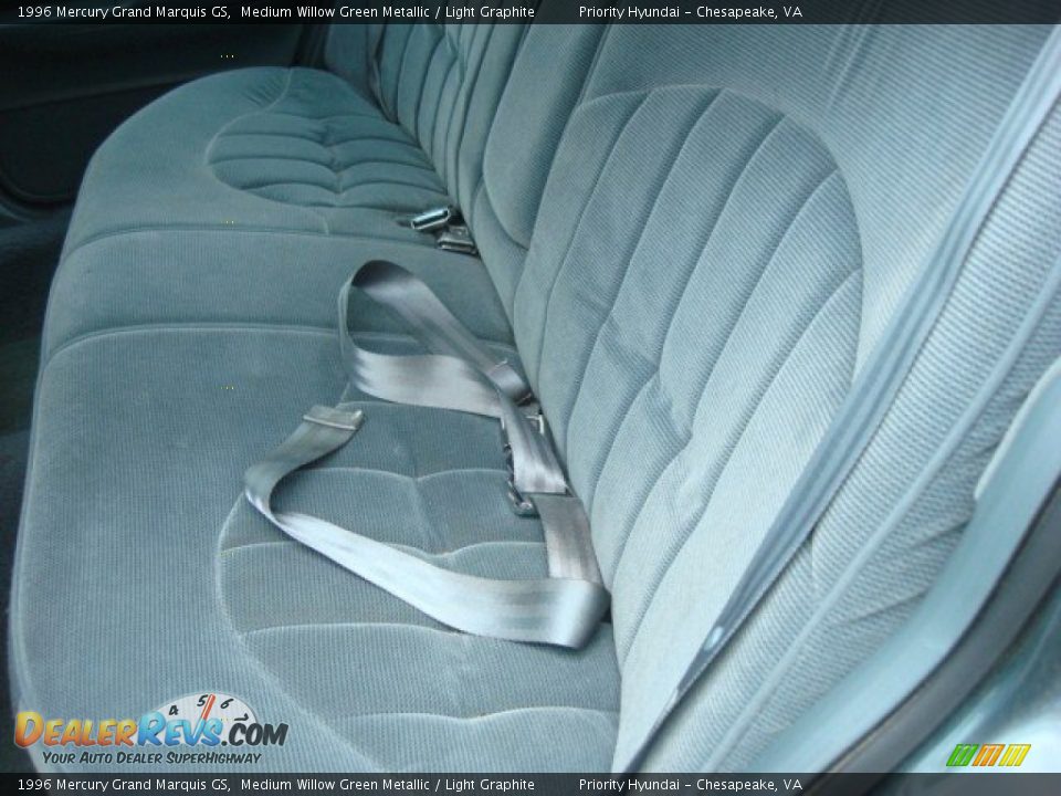 1996 Mercury Grand Marquis GS Medium Willow Green Metallic / Light Graphite Photo #9