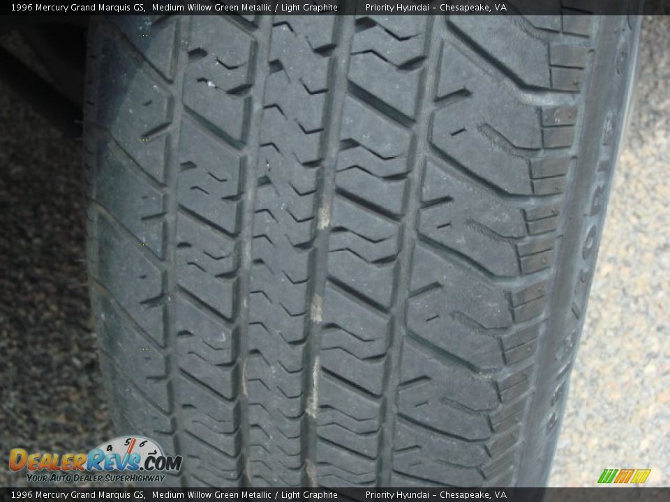 1996 Mercury Grand Marquis GS Medium Willow Green Metallic / Light Graphite Photo #14