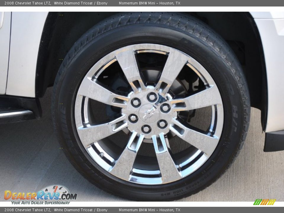 2008 Chevrolet Tahoe LTZ White Diamond Tricoat / Ebony Photo #5