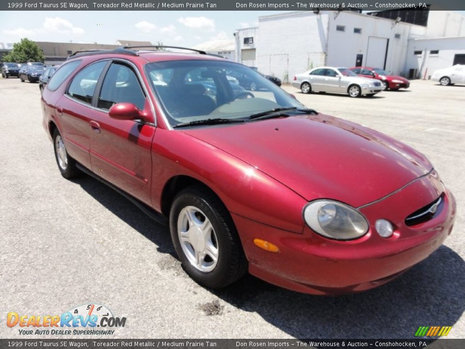 Toreador Red Metallic 1999 Ford Taurus SE Wagon Photo #4