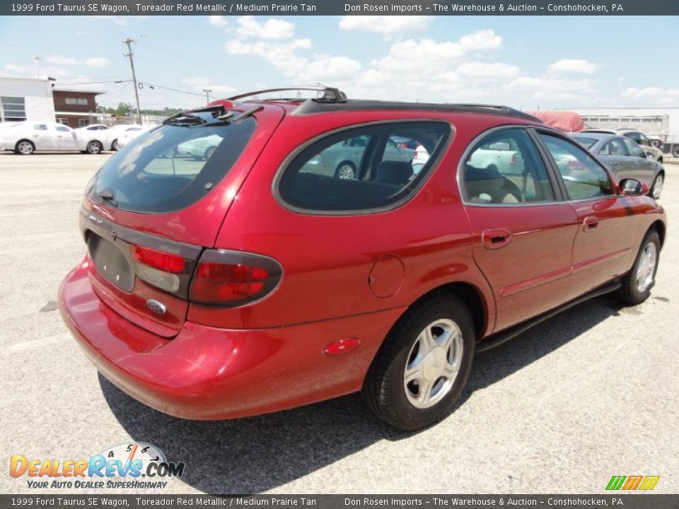 Toreador Red Metallic 1999 Ford Taurus SE Wagon Photo #8