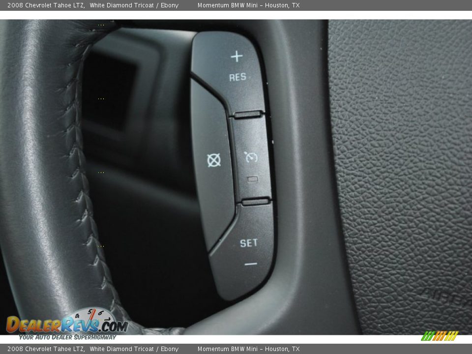 2008 Chevrolet Tahoe LTZ White Diamond Tricoat / Ebony Photo #34