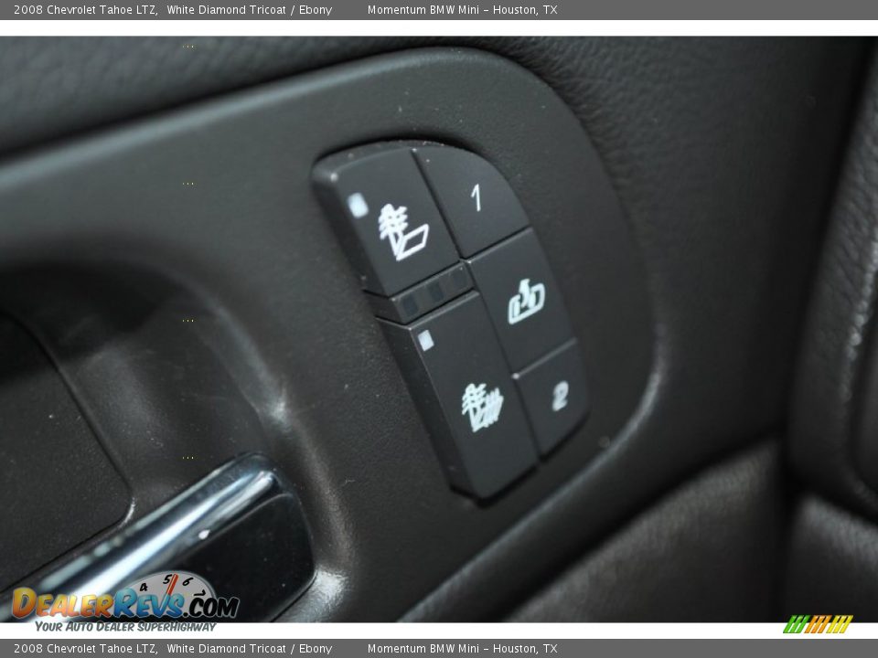 2008 Chevrolet Tahoe LTZ White Diamond Tricoat / Ebony Photo #36