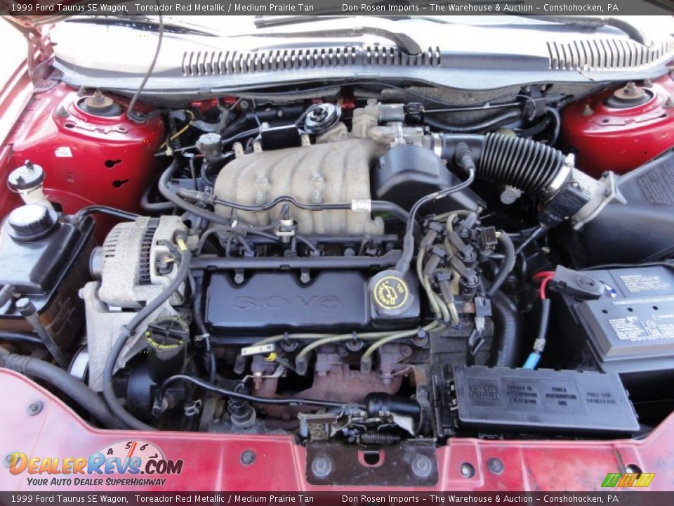 1999 Ford Taurus SE Wagon 3.0 Liter OHV 12-Valve V6 Engine Photo #33