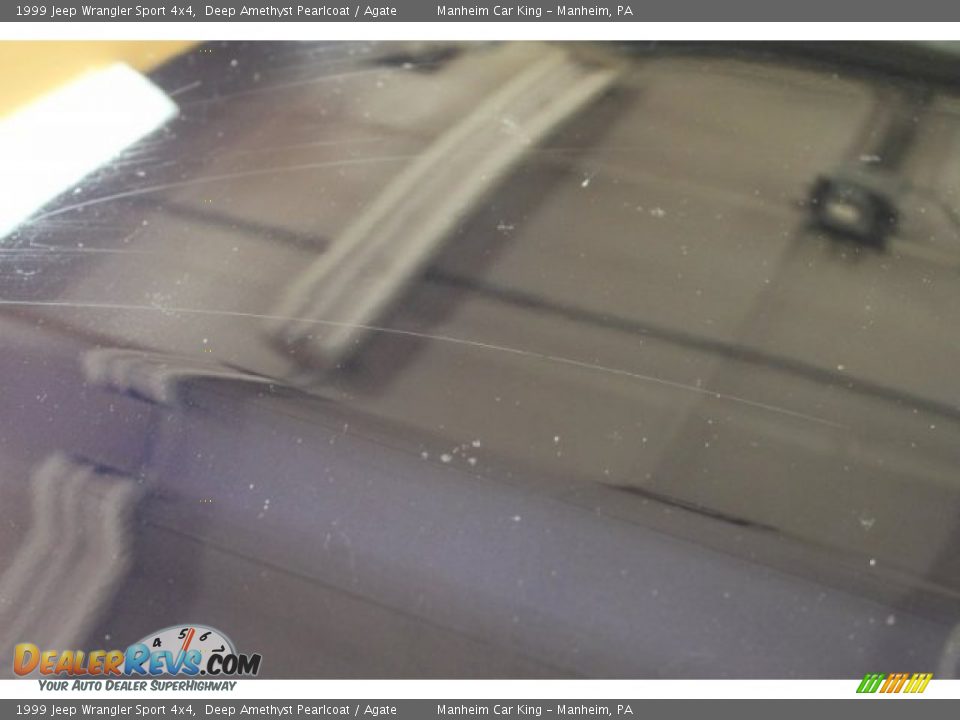 1999 Jeep Wrangler Sport 4x4 Deep Amethyst Pearlcoat / Agate Photo #17
