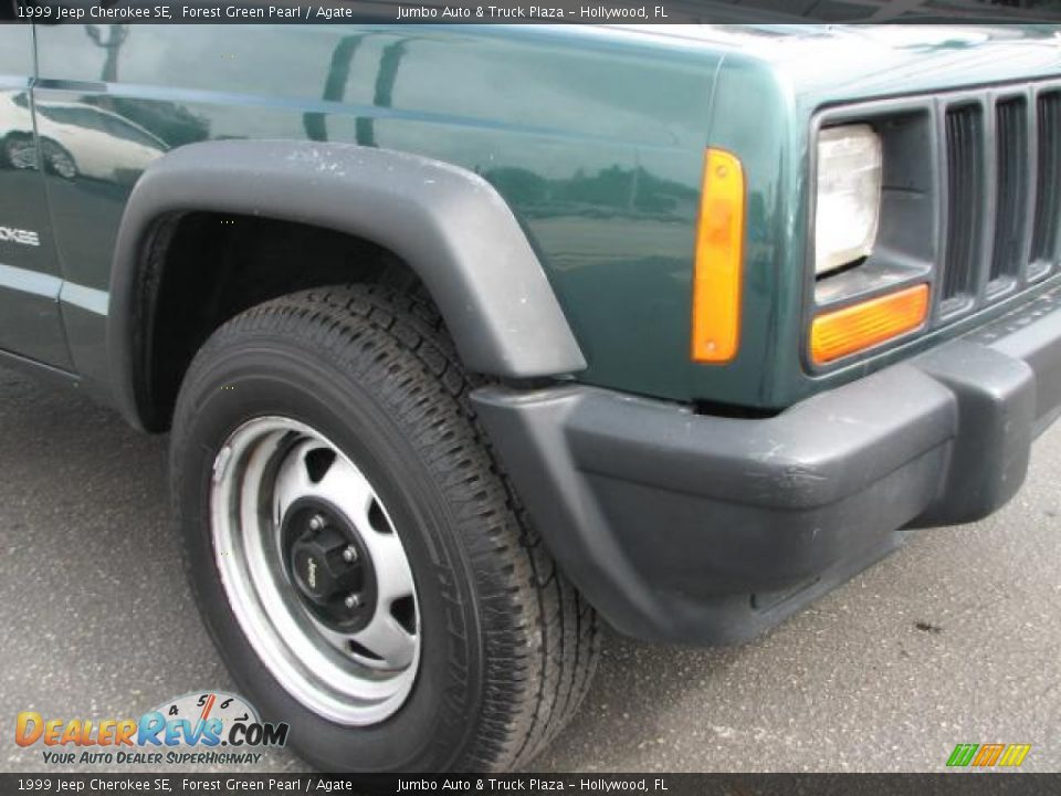 1999 Jeep Cherokee SE Forest Green Pearl / Agate Photo #2