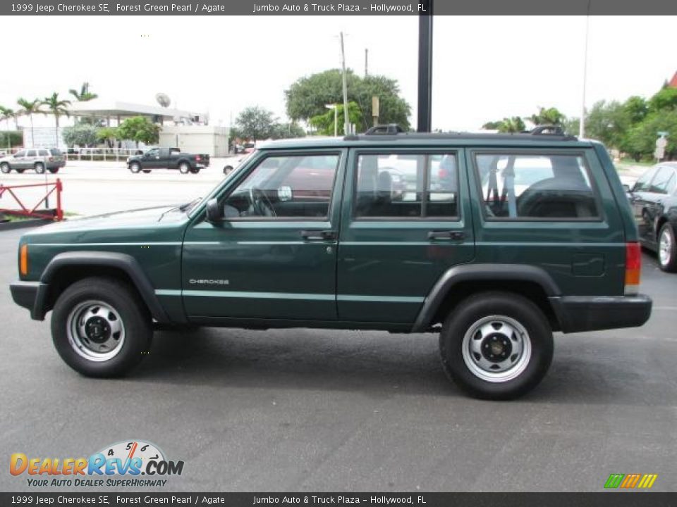 Forest Green Pearl 1999 Jeep Cherokee SE Photo #6