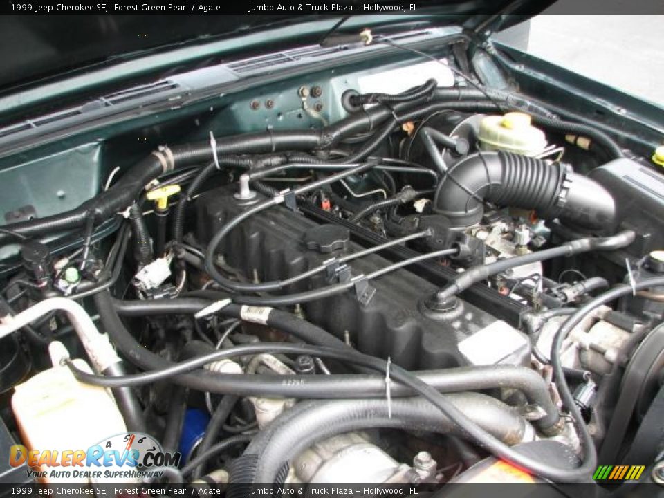 1999 Jeep Cherokee SE 4.0 Liter OHV 12-Valve Inline 6 Cylinder Engine Photo #19