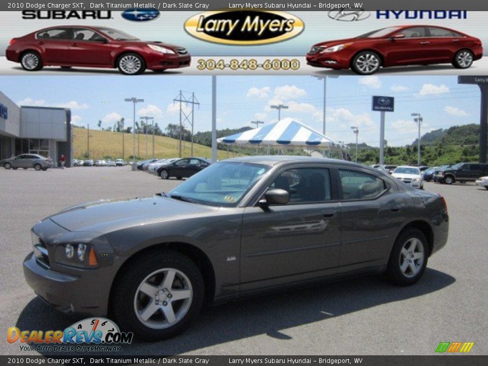 2010 Dodge Charger SXT Dark Titanium Metallic / Dark Slate Gray Photo #1