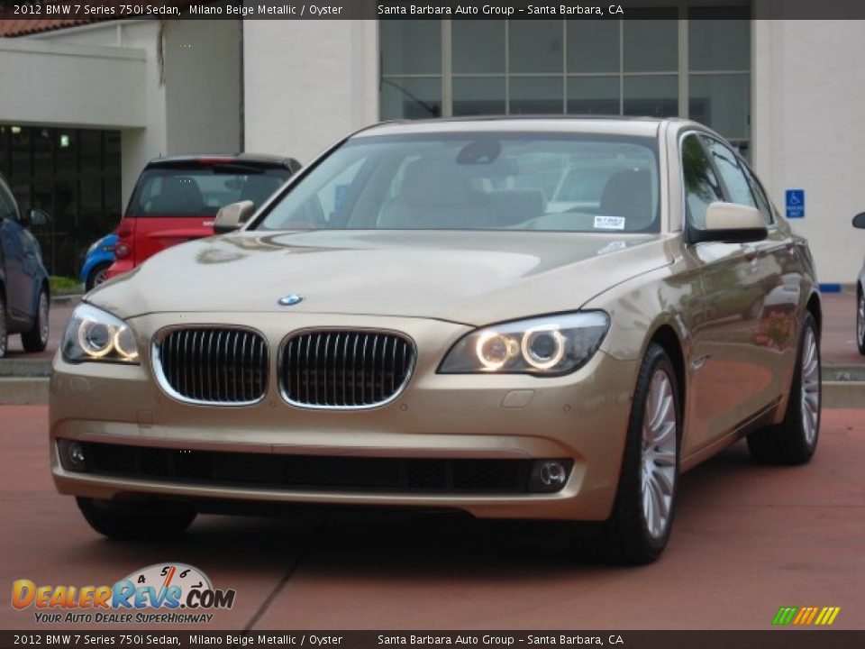 Milano Beige Metallic 2012 BMW 7 Series 750i Sedan Photo #1