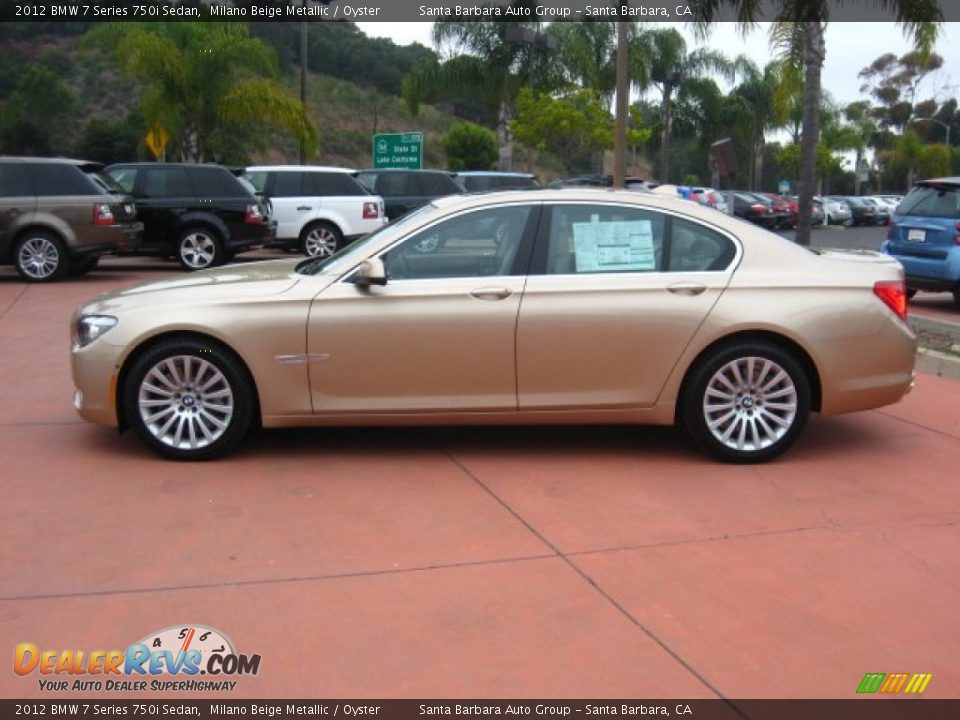 Milano Beige Metallic 2012 BMW 7 Series 750i Sedan Photo #2