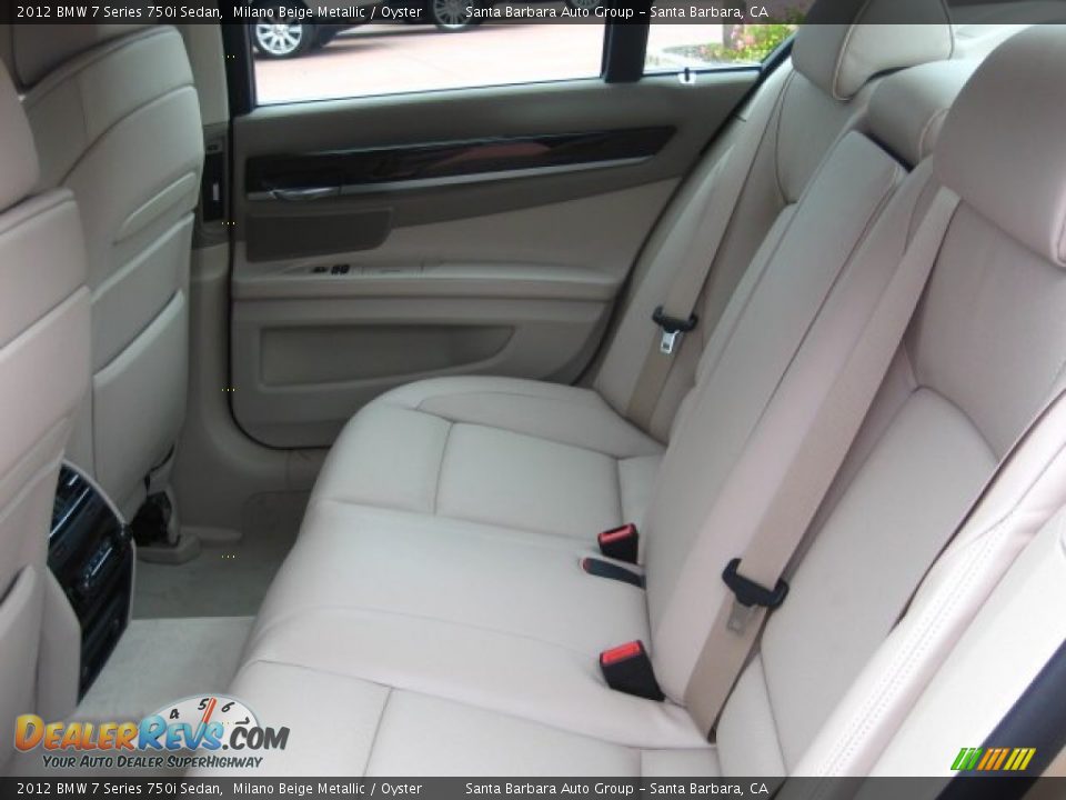 Oyster Interior - 2012 BMW 7 Series 750i Sedan Photo #4