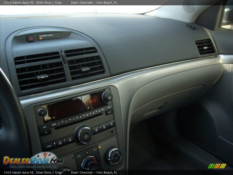 2009 Saturn Aura XE Silver Moss / Gray Photo #14