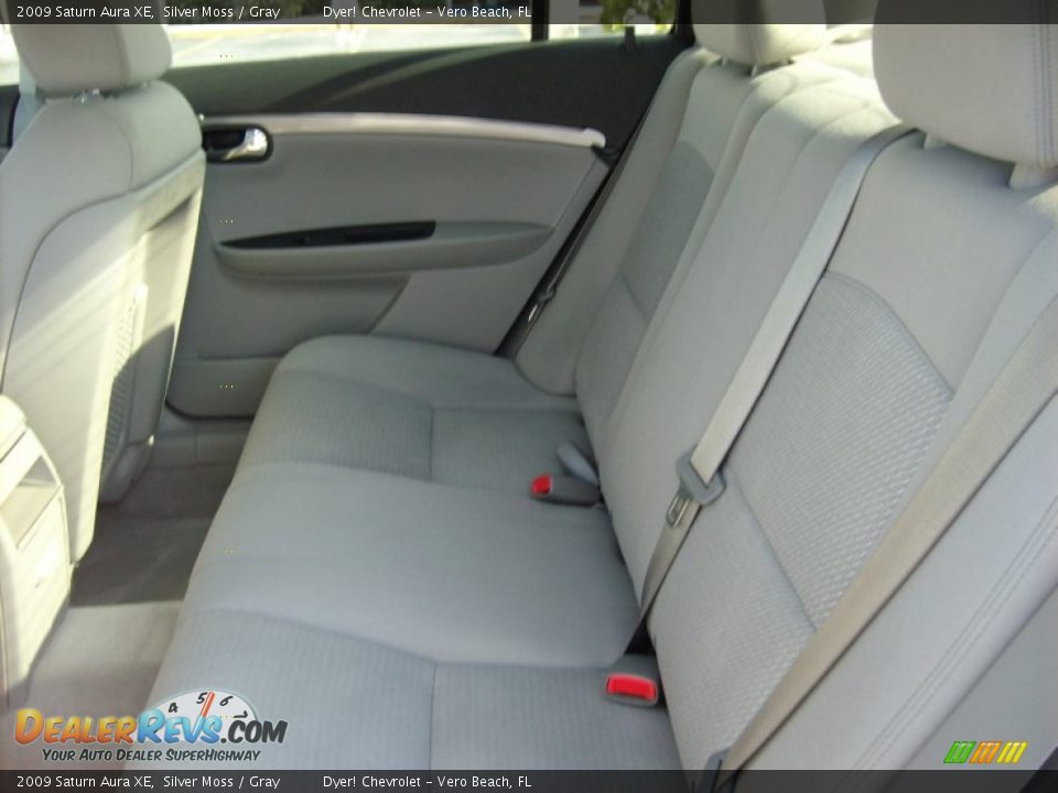 2009 Saturn Aura XE Silver Moss / Gray Photo #17