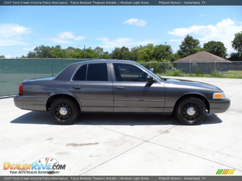 Police Medium Titanium Metallic 2007 Ford Crown Victoria Police Interceptor Photo #2