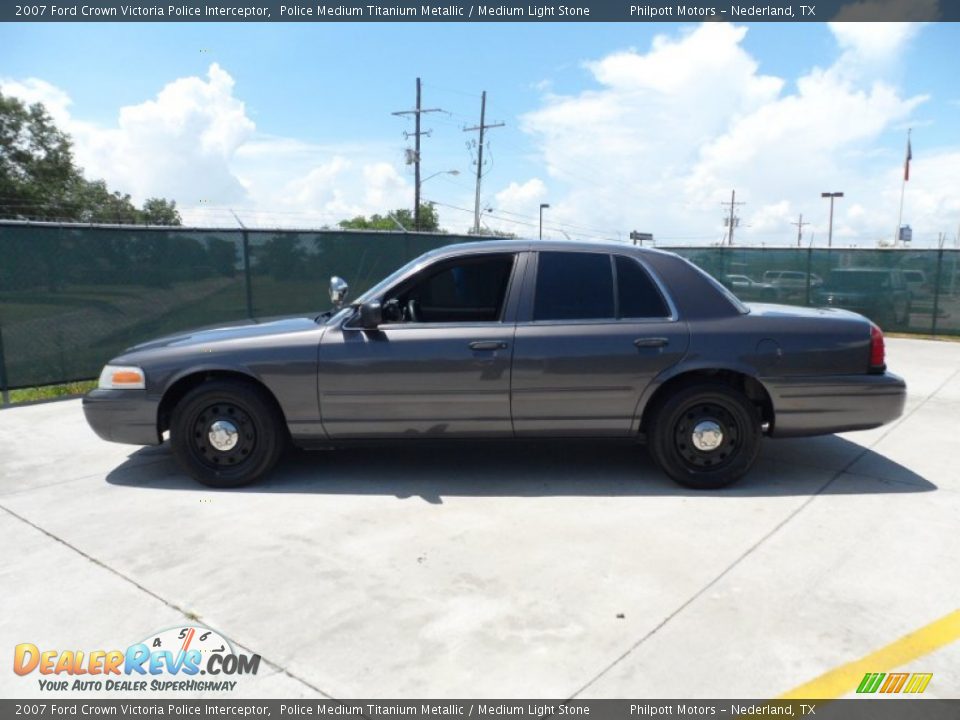 Police Medium Titanium Metallic 2007 Ford Crown Victoria Police Interceptor Photo #6