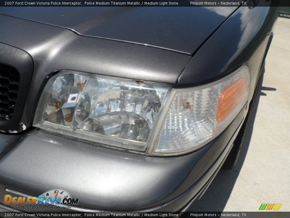 2007 Ford Crown Victoria Police Interceptor Police Medium Titanium Metallic / Medium Light Stone Photo #12