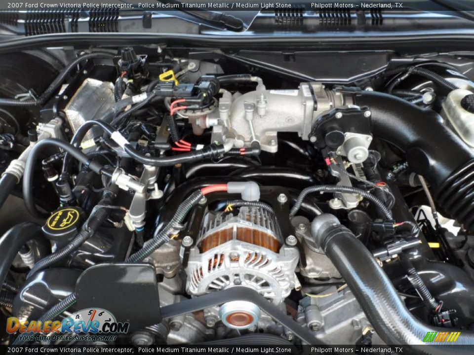 2007 Ford Crown Victoria Police Interceptor 4.6 Liter SOHC 16-Valve V8 Engine Photo #29