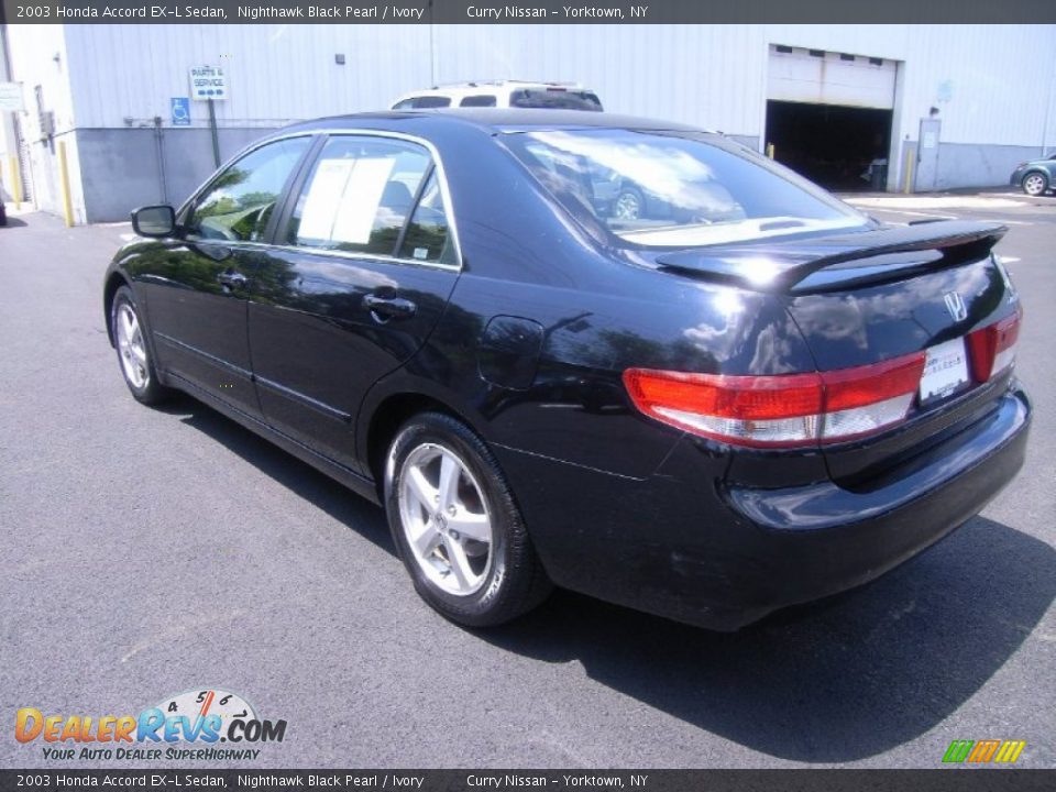 2003 Honda Accord EX-L Sedan Nighthawk Black Pearl / Ivory Photo #2