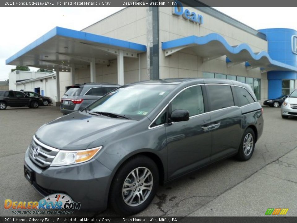 2011 Honda Odyssey EX-L Polished Metal Metallic / Gray Photo #1