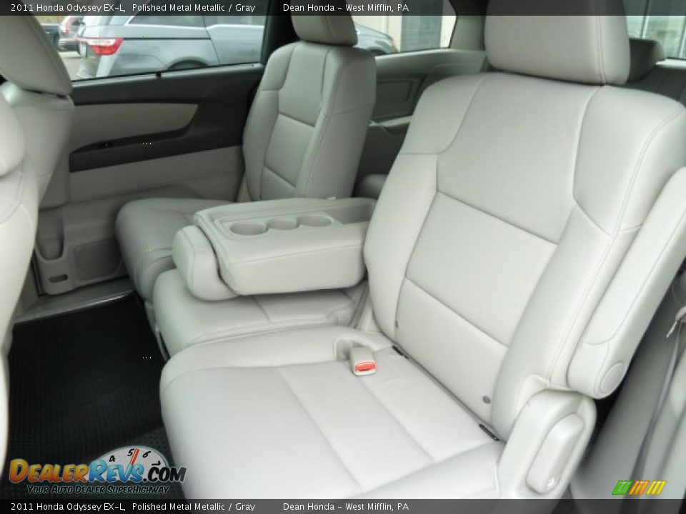 2011 Honda Odyssey EX-L Polished Metal Metallic / Gray Photo #11
