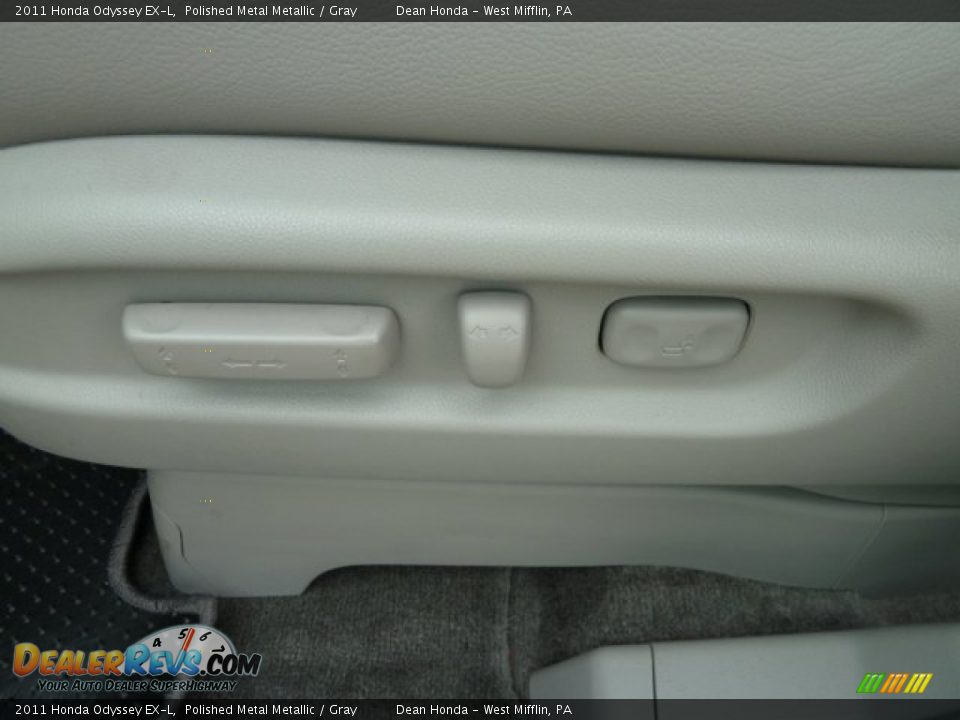 2011 Honda Odyssey EX-L Polished Metal Metallic / Gray Photo #15