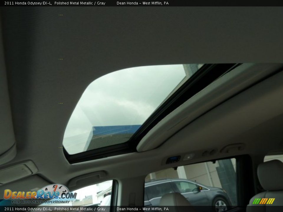 2011 Honda Odyssey EX-L Polished Metal Metallic / Gray Photo #17