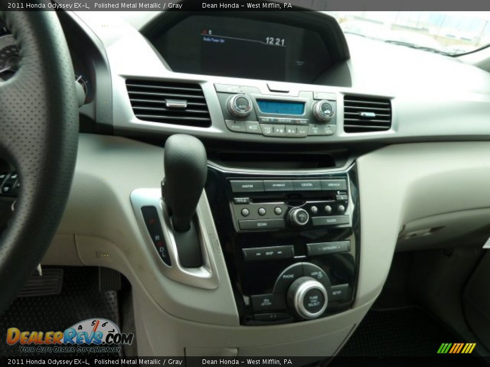 2011 Honda Odyssey EX-L Polished Metal Metallic / Gray Photo #18