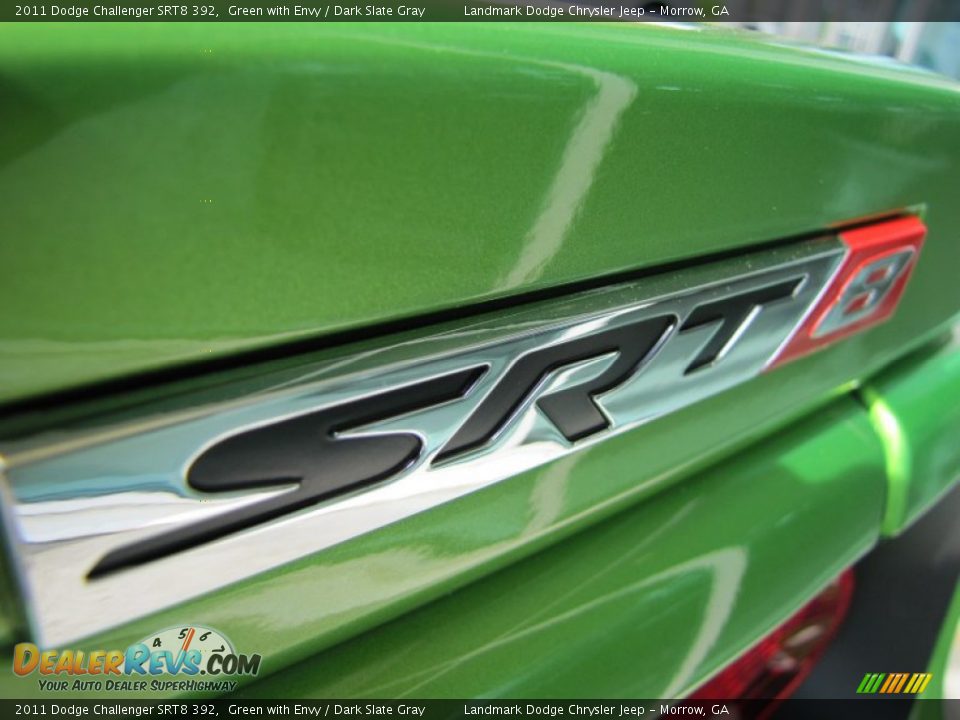 2011 Dodge Challenger SRT8 392 Green with Envy / Dark Slate Gray Photo #4