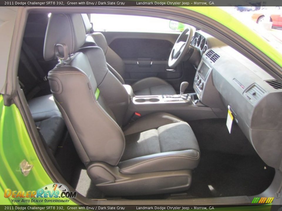 2011 Dodge Challenger SRT8 392 Green with Envy / Dark Slate Gray Photo #8
