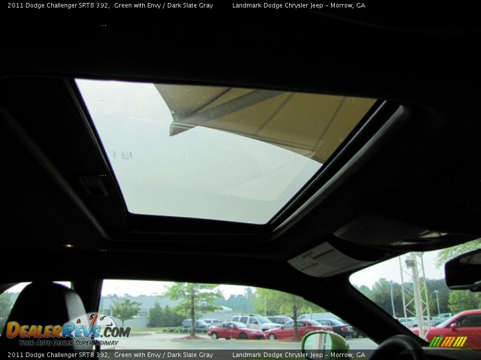 2011 Dodge Challenger SRT8 392 Green with Envy / Dark Slate Gray Photo #10