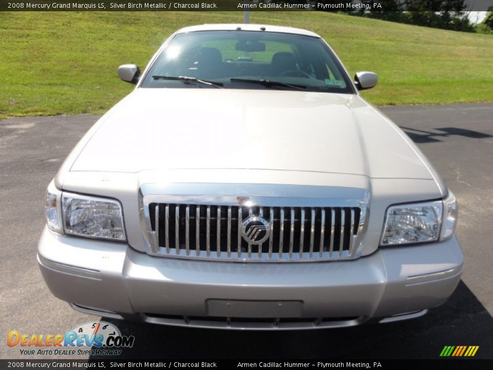 2008 Mercury Grand Marquis LS Silver Birch Metallic / Charcoal Black Photo #3