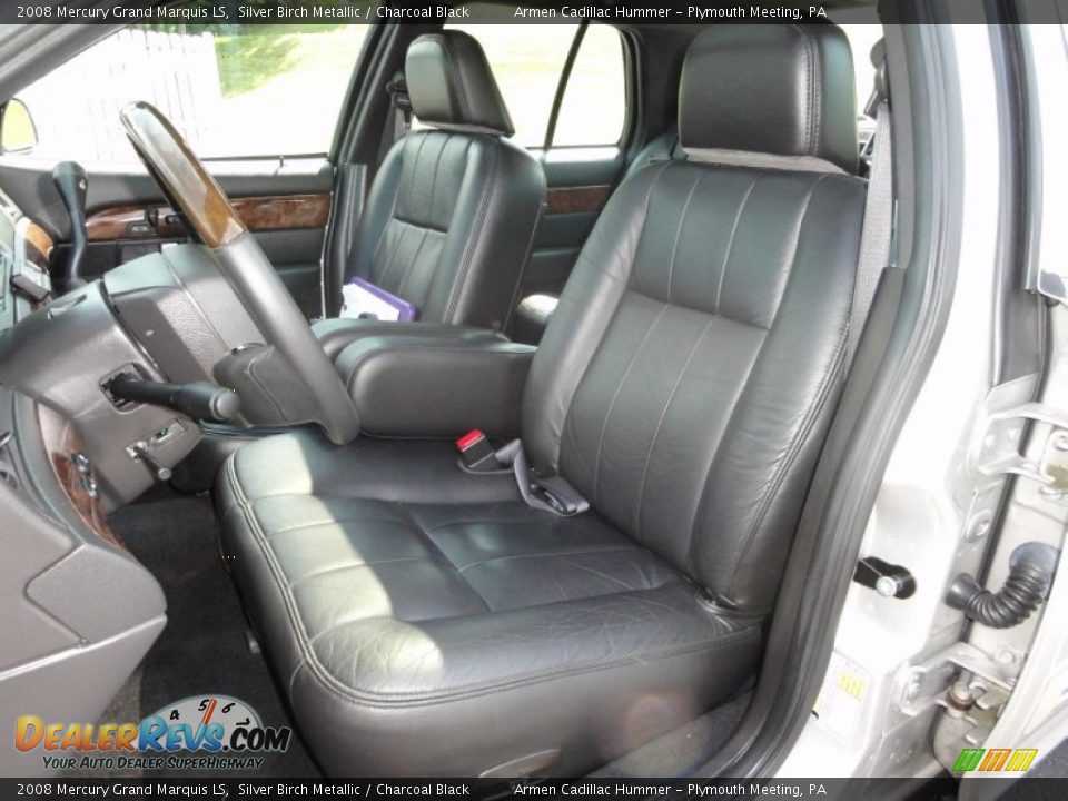 Charcoal Black Interior - 2008 Mercury Grand Marquis LS Photo #18