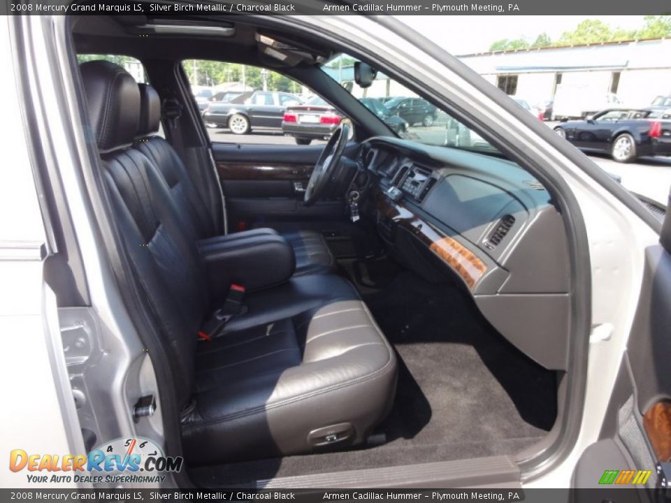 2008 Mercury Grand Marquis LS Silver Birch Metallic / Charcoal Black Photo #21