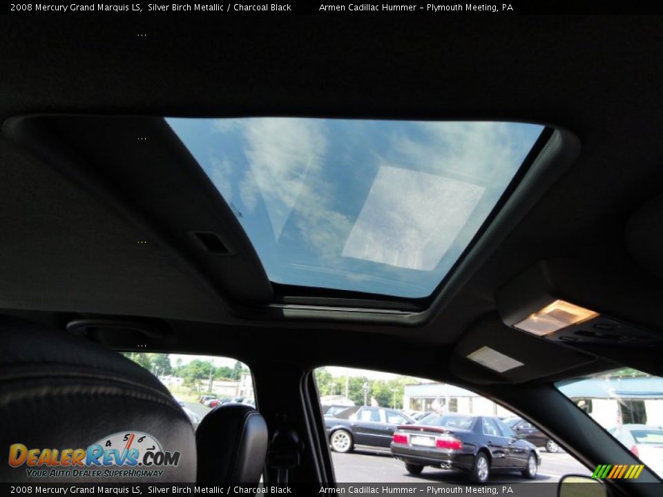 2008 Mercury Grand Marquis LS Silver Birch Metallic / Charcoal Black Photo #22