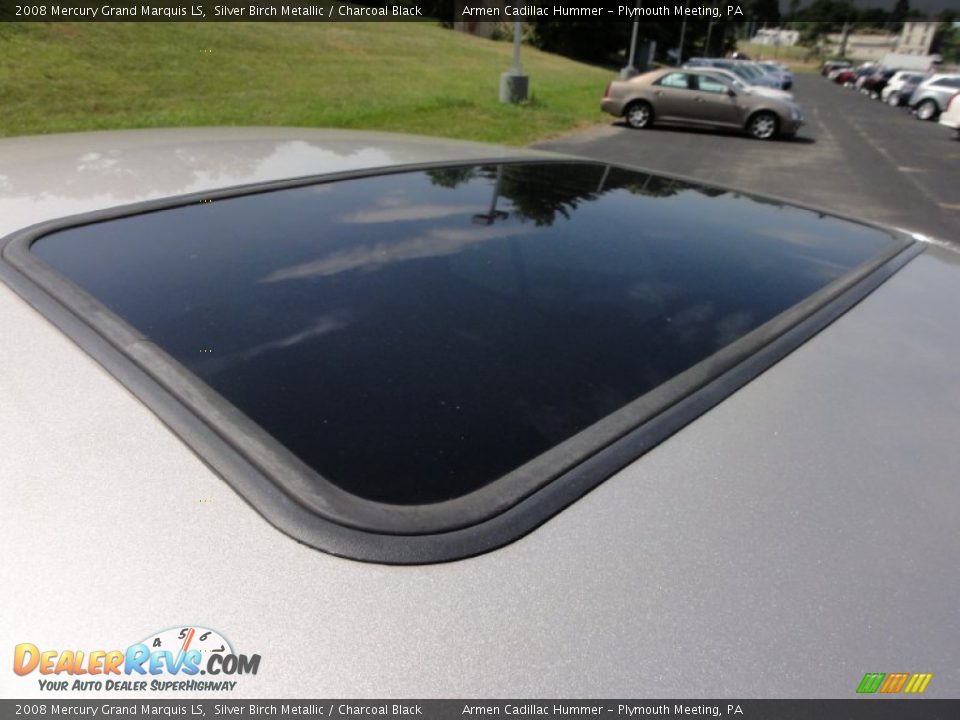 2008 Mercury Grand Marquis LS Silver Birch Metallic / Charcoal Black Photo #23