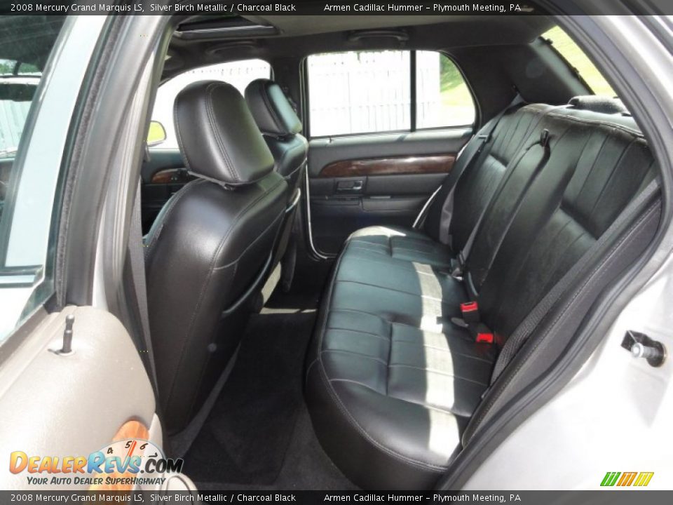 2008 Mercury Grand Marquis LS Silver Birch Metallic / Charcoal Black Photo #26