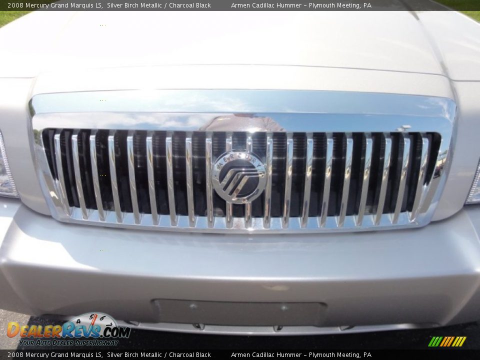2008 Mercury Grand Marquis LS Silver Birch Metallic / Charcoal Black Photo #31