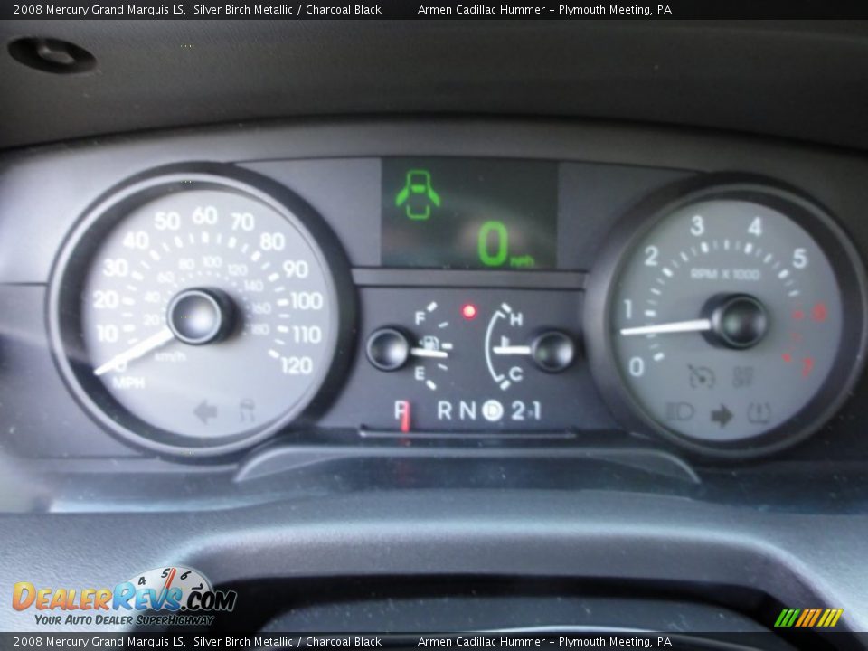 2008 Mercury Grand Marquis LS Gauges Photo #36