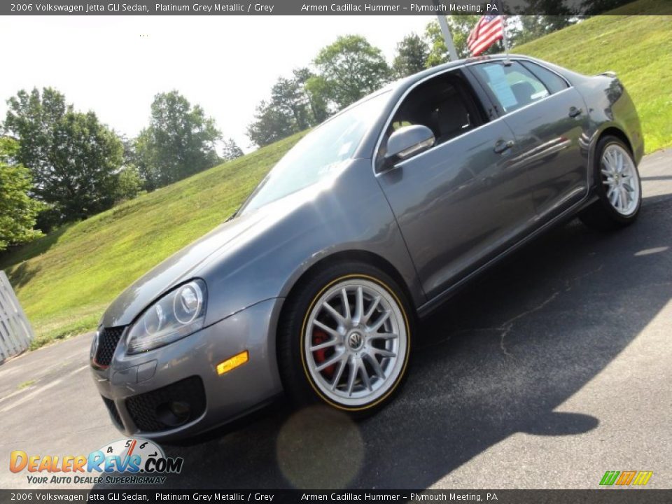 2006 Volkswagen Jetta GLI Sedan Platinum Grey Metallic / Grey Photo #1