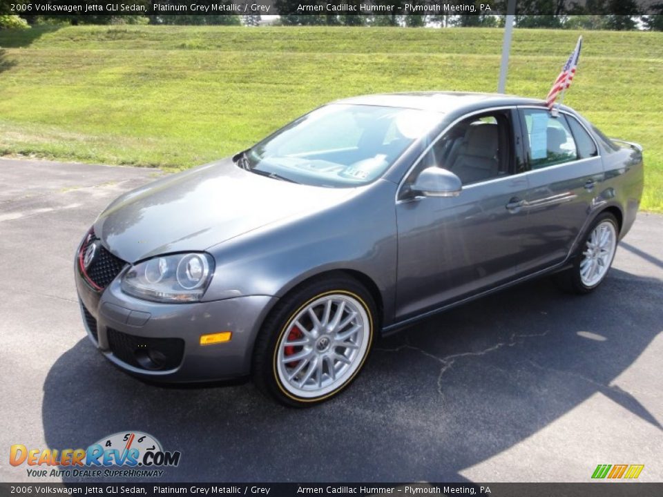 2006 Volkswagen Jetta GLI Sedan Platinum Grey Metallic / Grey Photo #2