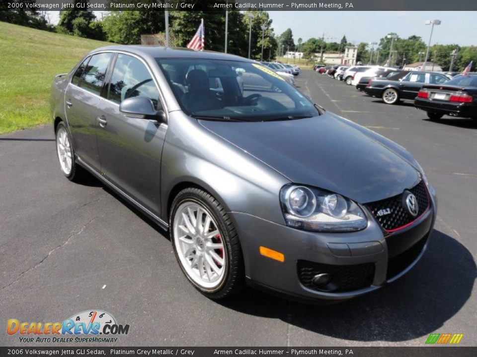 2006 Volkswagen Jetta GLI Sedan Platinum Grey Metallic / Grey Photo #4