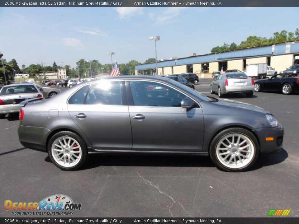 2006 Volkswagen Jetta GLI Sedan Platinum Grey Metallic / Grey Photo #7