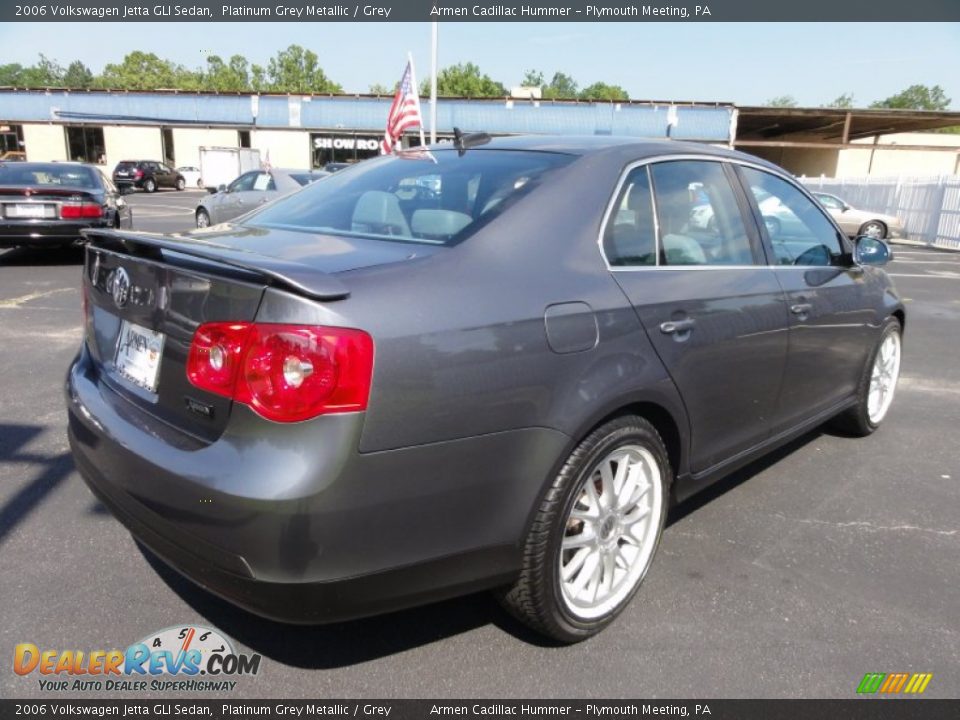 2006 Volkswagen Jetta GLI Sedan Platinum Grey Metallic / Grey Photo #8
