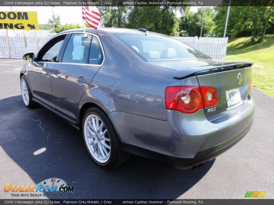 2006 Volkswagen Jetta GLI Sedan Platinum Grey Metallic / Grey Photo #10