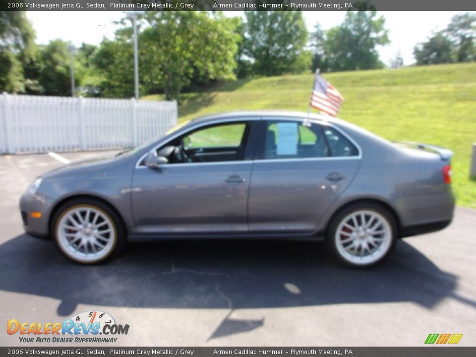 2006 Volkswagen Jetta GLI Sedan Platinum Grey Metallic / Grey Photo #11