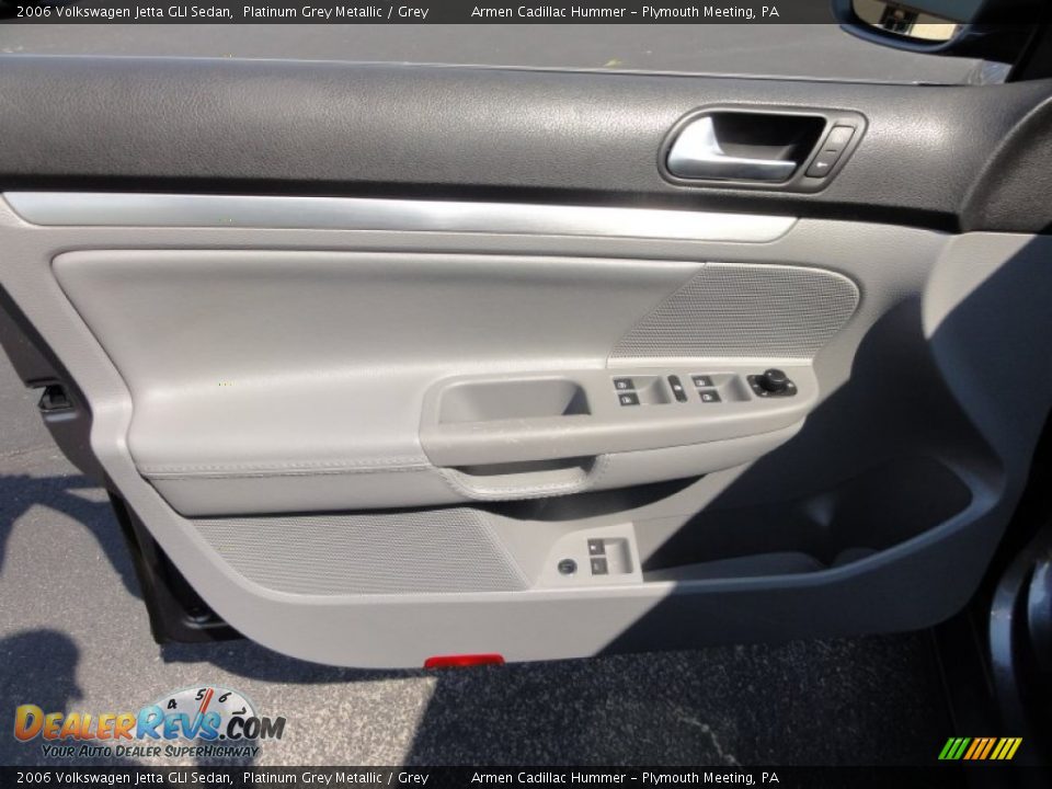 2006 Volkswagen Jetta GLI Sedan Platinum Grey Metallic / Grey Photo #14