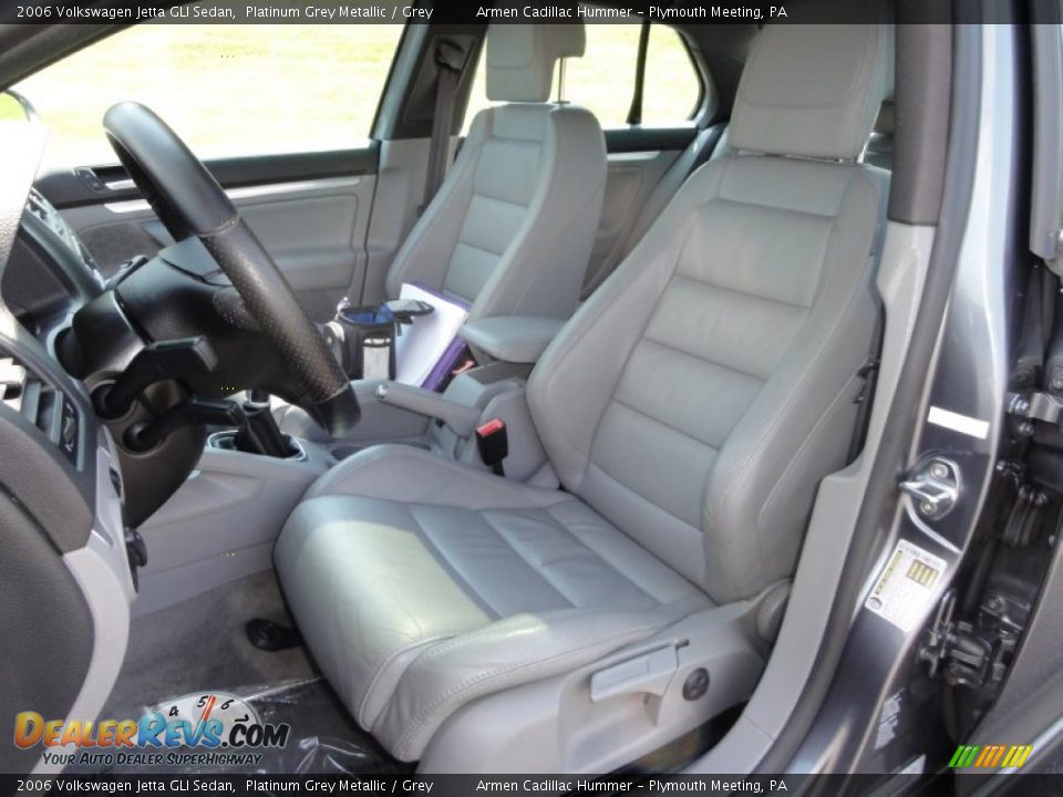 2006 Volkswagen Jetta GLI Sedan Platinum Grey Metallic / Grey Photo #17